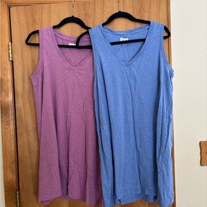 Pact Organic Cotton Tank Dress (lot of 2)